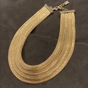 BCBG statement gold necklace